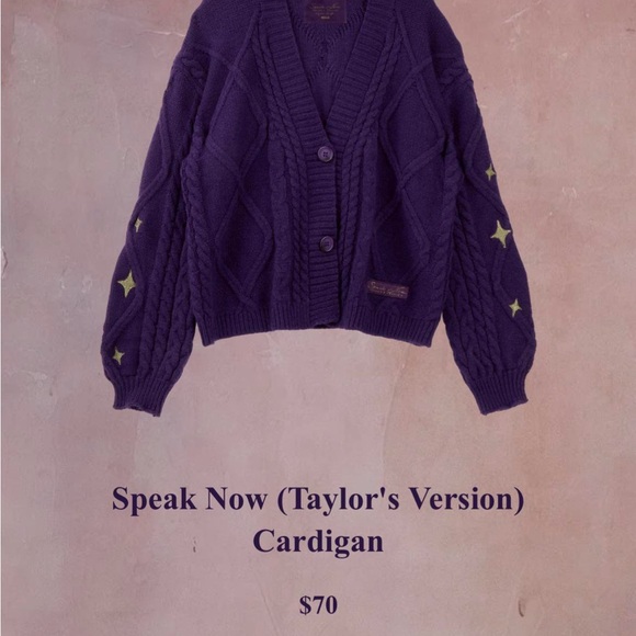 Speak Now (Taylor’s Version) Cardigan - Picture 3 of 3